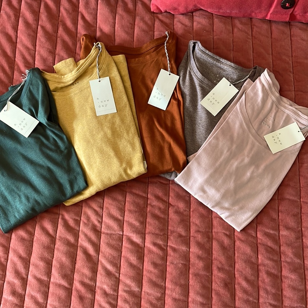 Set of 5 long sleeve shirts